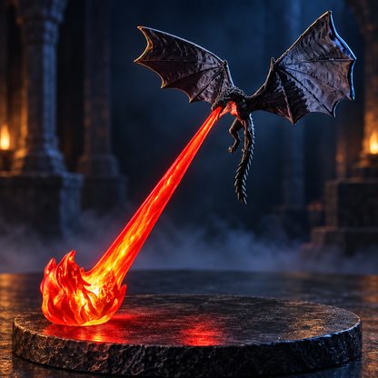 La Lampe Dragon 3D